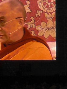 Klausens SERIELLO Der Dalai Lama in Frankfurt 30.7.2009 Commerzbank Arena