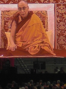 Klausens SERIELLO Der Dalai Lama in Frankfurt 30.7.2009 Commerzbank Arena