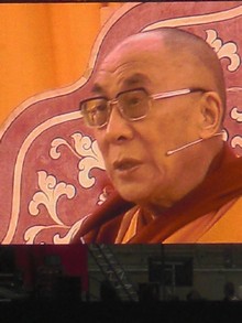 Klausens SERIELLO Der Dalai Lama in Frankfurt 30.7.2009 Commerzbank Arena