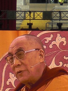 Klausens SERIELLO Der Dalai Lama in Frankfurt 30.7.2009 Commerzbank Arena