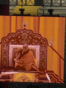 Klausens SERIELLO Der Dalai Lama in Frankfurt 30.7.2009 Commerzbank Arena