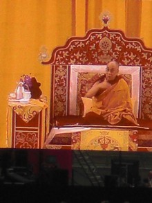 Klausens SERIELLO Der Dalai Lama in Frankfurt 30.7.2009 Commerzbank Arena